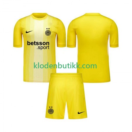 Inter Milan Keeper Barn Borte Fotballdrakt 2025/26 Kortermet